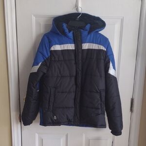New Boys London Fog Winter Coat With Hood Size L (14/16)